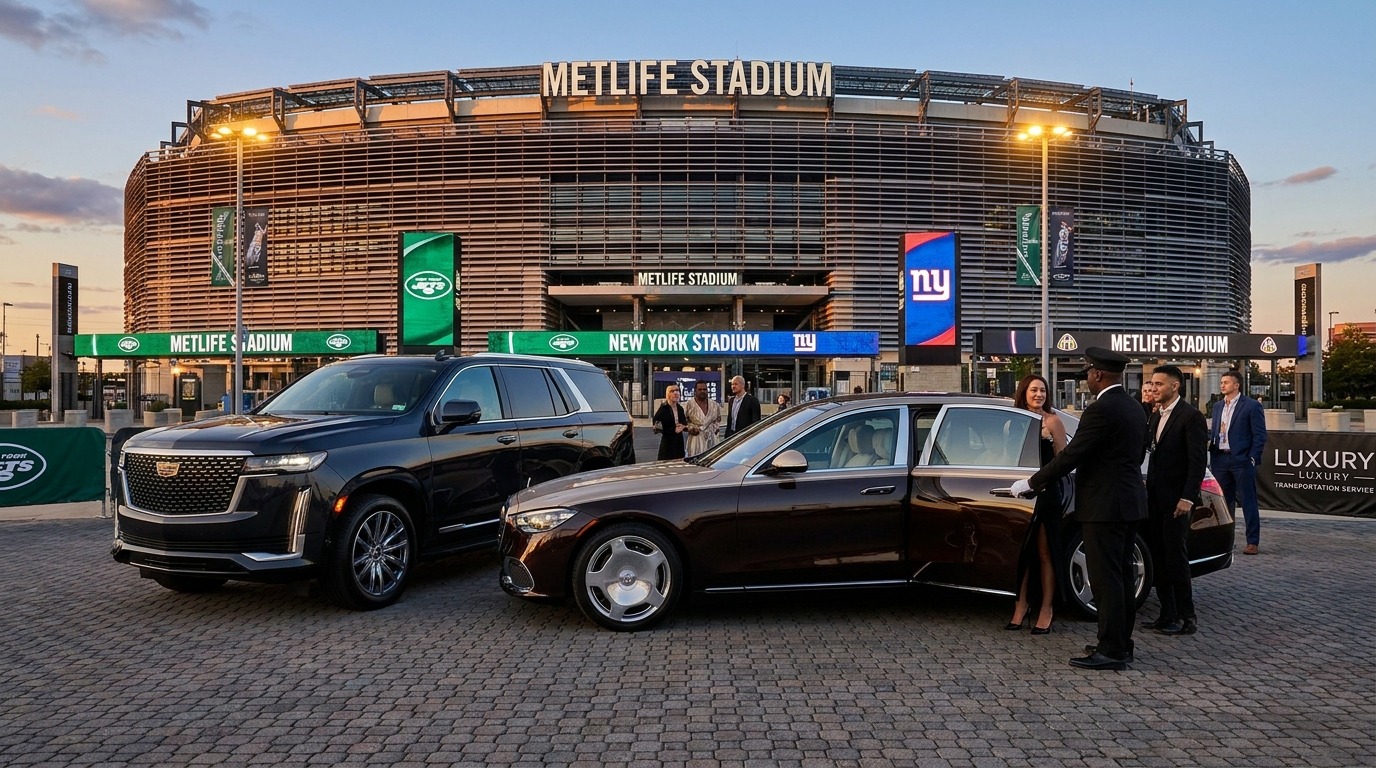 MetLife Stadium transportation by NYC Limo